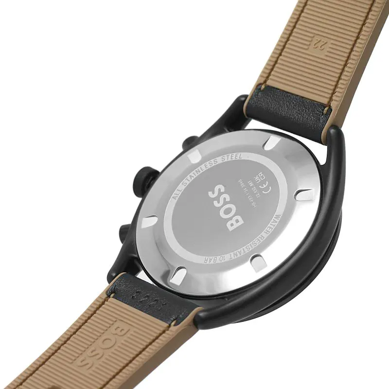 Hugo Boss Center Court Chronograph Black Dial Men's Watch | 1514022